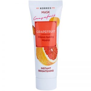 Korres Grapefruit maseczka rozjaśniająca dający natychmiastowy efekt 18 ml