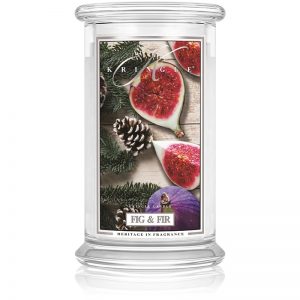 Kringle Candle Fig & Fir świeczka zapachowa 624 g