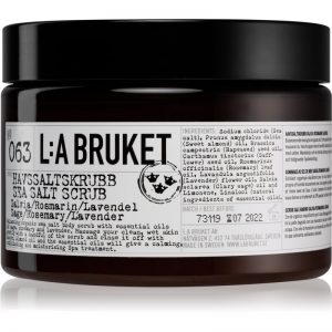 L:A Bruket Body peeling do ciała z szałwią z rozmarynem i lawendą 420 ml