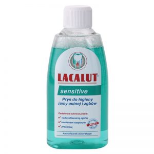 Lacalut Sensitive płyn do płukania jamy ustnej dla wrażliwych zębów 300 ml