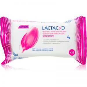 Lactacyd Sensitive chusteczki do higieny intymnej 15 szt.