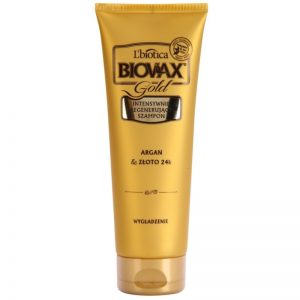 L’biotica Biovax Glamour Gold szampon regenerujący z olejkiem arganowym 200 ml