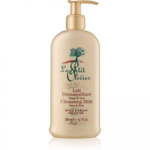 Le Petit Olivier Argan Oil mleczko oczyszczające do twarzy i okolic oczu 200 ml