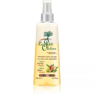 Le Petit Olivier Olive, Shea & Argan odżywka w sprayu bez spłukiwania do włosów suchych i zniszczonych 150 ml