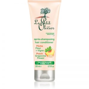 Le Petit Olivier Peach & Grapevine Flower odżywka do włosów normalnych 200 ml
