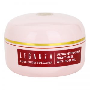 Leganza Rose maseczka na noc o dzłałaniu nawilżającym 45 ml