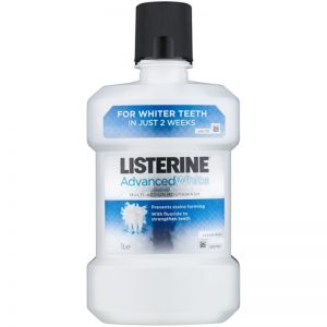 Listerine Advanced White płyn do płukania jamy ustnej o działaniu wybielającym smak Clean Mint 1000 ml