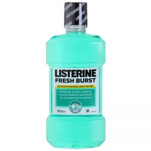 Listerine Fresh Burst płyn do płukania jamy ustnej przeciw płytce nazębnej 500 ml