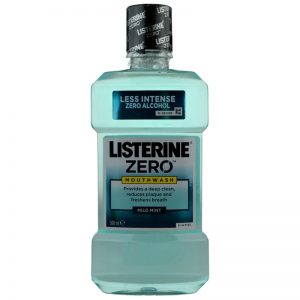 Listerine Zero płyn do płukania jamy ustnej bez alkoholu smak Cool Mint 500 ml