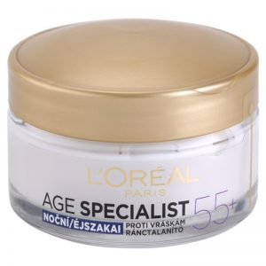 L’Oréal Paris Age Specialist 55+ krem na noc przeciw zmarszczkom 50 ml