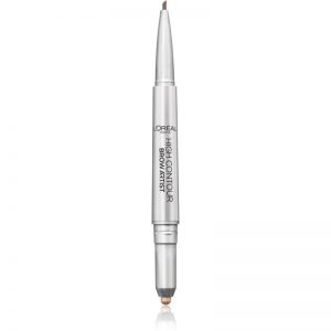 L’Oréal Paris Brow Artist High Contour rozświetlacz i kredka do brwi odcień 208 Warm Brunette