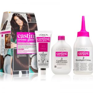 L’Oréal Paris Casting Crème Gloss farba do włosów odcień 323 Dark Chocolate