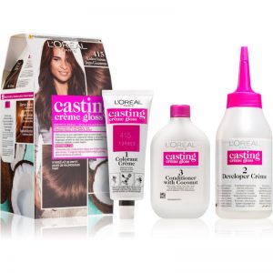 L’Oréal Paris Casting Crème Gloss farba do włosów odcień 415 Iced Chocolate