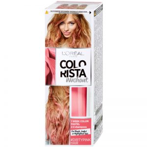L’Oréal Paris Colorista Washout zmywalna farba do włosów odcień Dirty Pink 80 ml