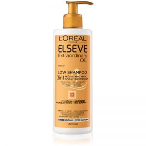 L’Oréal Paris Elseve Extraordinary Oil Low Shampoo pielęgnujący krem do mycia bardzo suchych włosów 400 ml