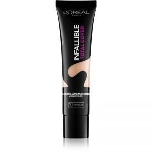 L’Oréal Paris Infallible Total Cover podkład o przedłużonej trwałości z matowym wykończeniem odcień 10 Porcelain 35 g