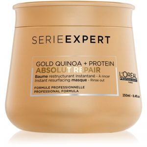 L’Oréal Professionnel Serie Expert Absolut Repair Gold Quinoa + Protein Intensywna maska regenerująca do bardzo zniszczonych włosów 250 ml