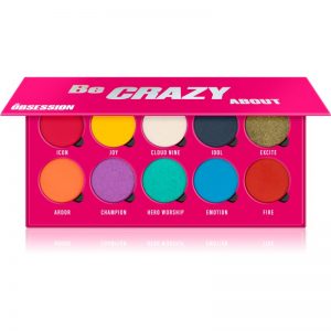 Makeup Obsession Be Crazy About paleta cieni do powiek 10 x 1
