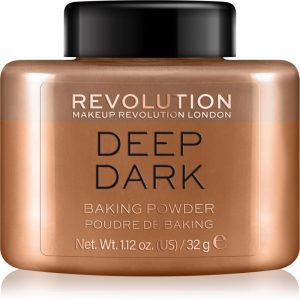 Makeup Revolution Baking Powder puder sypki odcień Deep Dark 32 g