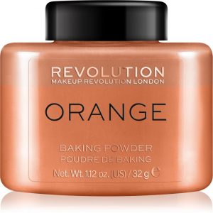 Makeup Revolution Baking Powder puder sypki odcień Orange 32 g