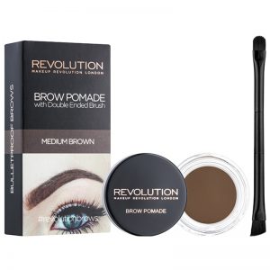 Makeup Revolution Brow Pomade pomada do brwi odcień Medium Brown 2,5 g