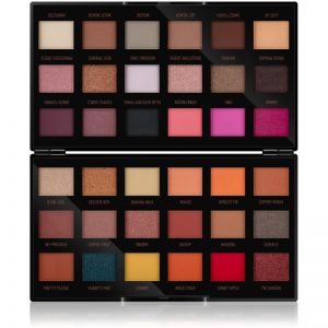 Makeup Revolution by Petra paleta cieni do powiek 36x 0,8 g