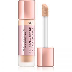 Makeup Revolution Conceal & Define podkład kryjący odcień F3.5 23 ml