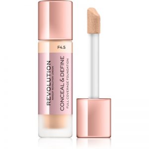 Makeup Revolution Conceal & Define podkład kryjący odcień F4.5 23 ml