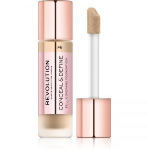 Makeup Revolution Conceal & Define podkład kryjący odcień F6 23 ml