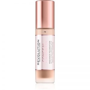 Makeup Revolution Conceal & Hydrate lekki nawilżający podkład odcień F8 23 ml