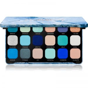 Makeup Revolution Forever Flawless paleta cieni do powiek odcień Ice 18 x 1,1 g