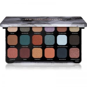 Makeup Revolution Forever Flawless paleta cieni do powiek odcień Optimum 18 x 1,1 g