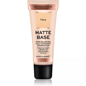 Makeup Revolution Matte Base podkład kryjący odcień F8,5 28 ml