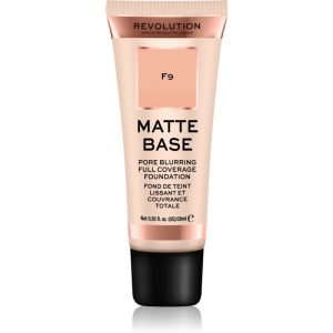 Makeup Revolution Matte Base podkład kryjący odcień F9 28 ml