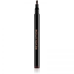 Makeup Revolution Micro Brow Pen precyzyjny ołówek do brwi odcień Dark Brown 1 ml
