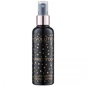 Makeup Revolution Pro Fix rozświetlający spray utrwalający 100 ml