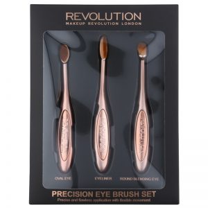 Makeup Revolution Pro Precision Brush zestaw pędzli do oczu 3 szt.