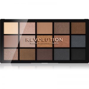Makeup Revolution Reloaded paleta cieni do powiek odcień Smoky Neutrals 15 x 1,1 g