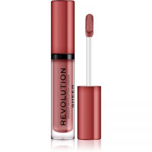 Makeup Revolution Sheer Brillant błyszczyk do ust odcień 112 Ballerina 3 ml