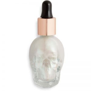Makeup Revolution Skull płynny rozświetlacz z zakraplaczem odcień Ghosted! 13 ml