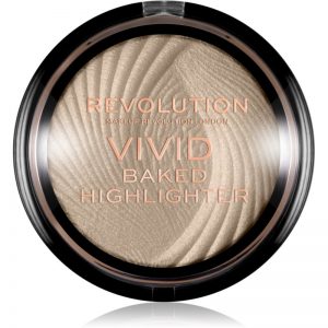 Makeup Revolution Vivid Baked rozjaśniający puder spiekany odcień Golden Lights 7,5 g