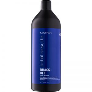 Matrix Total Results Brass Off szampon neutralizujący żółte odcienie do profesjonalnego użytku 1000 ml