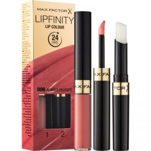 Max Factor Lipfinity trwała szminka z balsamem odcień 006 Always Delicate