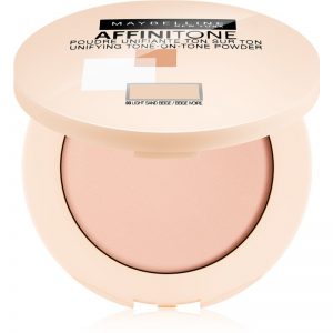 Maybelline Affinitone ujednolicający puder w kompakcie odcień 03 Light Sand Beige 9 g