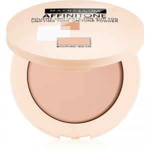 Maybelline Affinitone ujednolicający puder w kompakcie odcień 24 Golden Beige 9 g