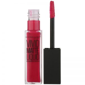Maybelline Color Sensational Vivid Matte Liquid szminka w płynie z matowym wykończeniem odcień 40 Berry Boost 8 ml