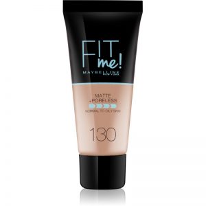 Maybelline Fit Me! Matte+Poreless matujący podkład do skóry normalnej i mieszanej odcień 130 Buff Beige 30 ml