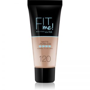 Maybelline Fit Me! Matte+Poreless matujący podkład do skóry normalnej i mieszanej odcień 120 Classic Ivory 30 ml