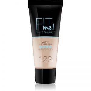 Maybelline Fit Me! Matte+Poreless matujący podkład do skóry normalnej i mieszanej odcień 122 30 ml
