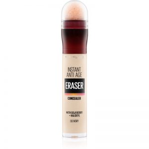 Maybelline Instant Anti Age Eraser korektor w płynie z aplikatorem w postaci gąbeczki odcień 00 Ivory 6,8 ml